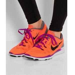 Nike Women S Free 5.0 TR Fit 5 Shoe - Hyper Orange Clear Grey